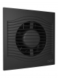 SLIM 4C Matt black, Вентилятор накладной SLIM D100 обр.клапан Matt black DICITI