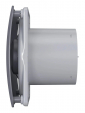 RIO 5C Dark Gray metal, Вентилятор накладной RIO D125 обр.клапан Dark gray metal DICITI