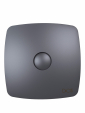 RIO 5C Dark Gray metal, Вентилятор накладной RIO D125 обр.клапан Dark gray metal DICITI